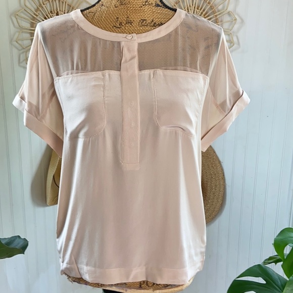 NWOT Greylin 100% Silk Blouse Top Sz S - Picture 1 of 5